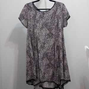 silence + noise Black & Gray Shift Dress